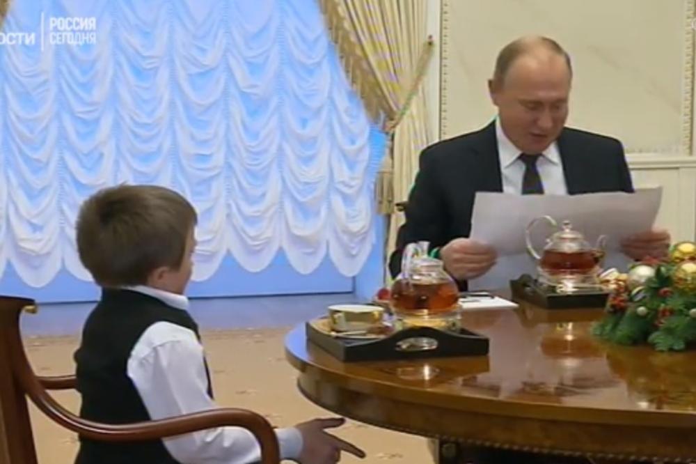 PUTIN OSTVARIO SAN BOLESNOM DEČAKU: Mališan je imao samo jednu želju, a ruski predsednik je ispunio obećanje (VIDEO)