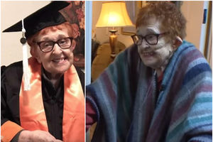 NIKAD NE TREBA ODUSTATI: Bilo joj dosadno u penziji, pa diplomirala u 84. godini, a evo šta je o njoj rekla profesorka (VIDEO)