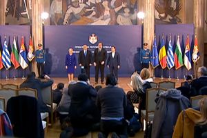 DANAS SASTANAK VUČIĆA I PREMIJERA GRČKE, BUGARSKE I RUMUNIJE: Predsednik i premijeri stigli u Predsedništvo Srbije