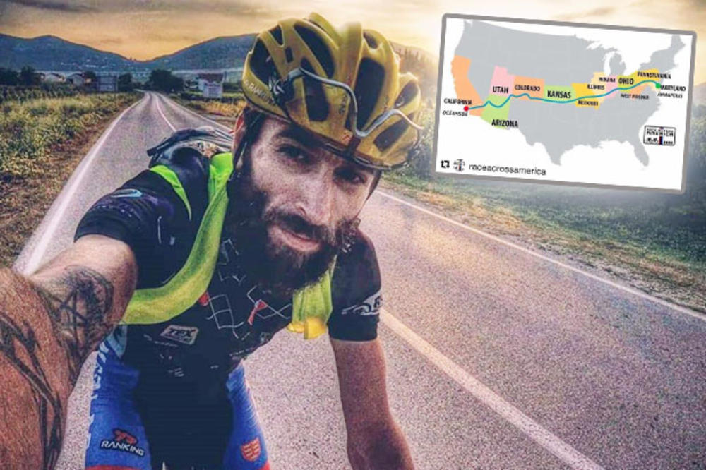 SRBINA ČEKA NAJTEŽI ULTRAMARATON: Aleksandar se sprema za najekstremniju biciklističku trku kroz Sjedinjene Američke Države