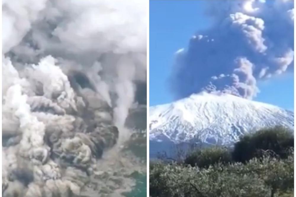 130 POTRESA AKTIVIRALO ETNU: Erupcija najvećeg vulkana u Evropi, odmah zatvorili aerodrom!