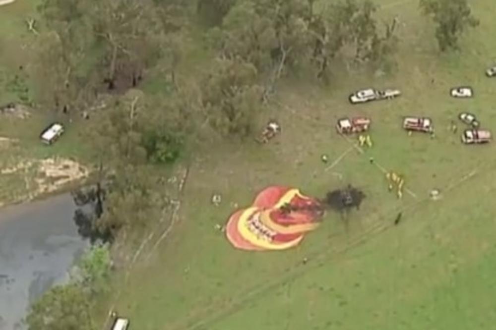 DRAMA NA NEBU: Zapalio se balon sa 15 putnika, cela korpa izgorela! Pilot se jedva izborio sa vatrom (VIDEO)
