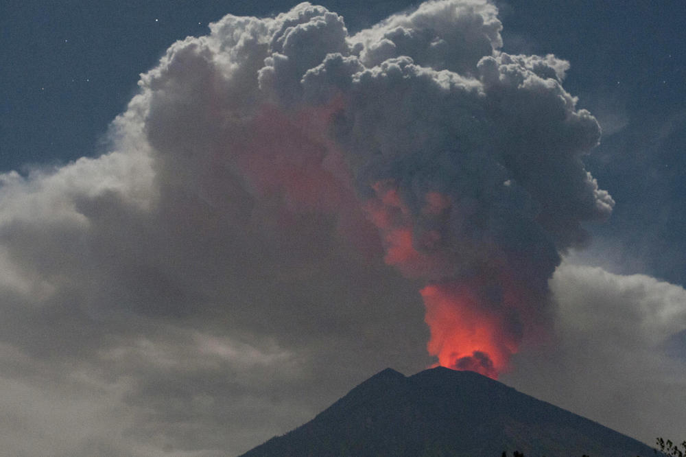 Indonezija, vulkan, Agung, 29.12.2018.