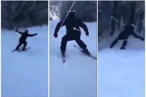 OGLASILI SE AUTORI SNIMKA KOJI JE NASMEJAO REGION DO SUZA: Evo da li je Suad naučio da skija! (VIDEO)