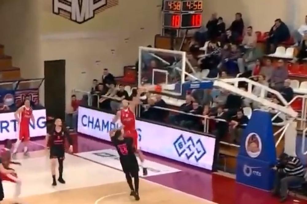 PRAŠTALO NA SVE STRANE: Pogledajte najbolje poteze u 13. kolu ABA lige! U prvom planu košarkaši Crvene zvezde i FMP (VIDEO)