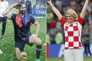 KOLINDA PALA NA BRKOVE FRANCUSKE ZVEZDE! Hrvatska predsednica je laskala fudbaleru, a on je ODUVAO KOMENTAROM!