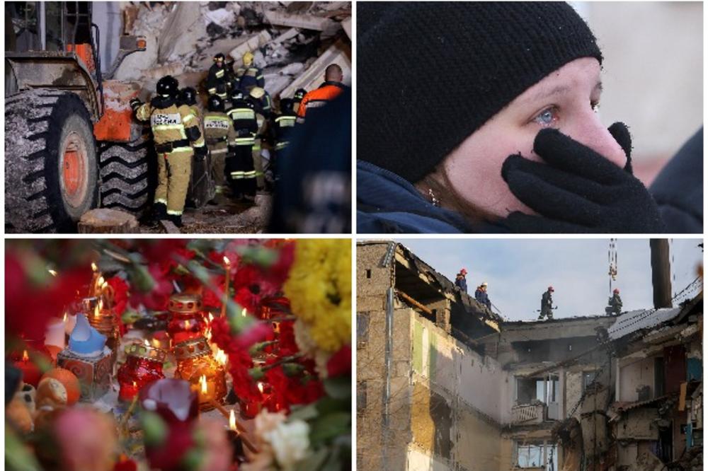 POGLEDAJTE SNIMAK DRONA I PRAVE RAZMERE TRAGEDIJE U RUSIJI: Zgrada se urušila kao da je od karata! Svih 39 žrtava identifikovano, danas počele sahrane (VIDEO, FOTO)