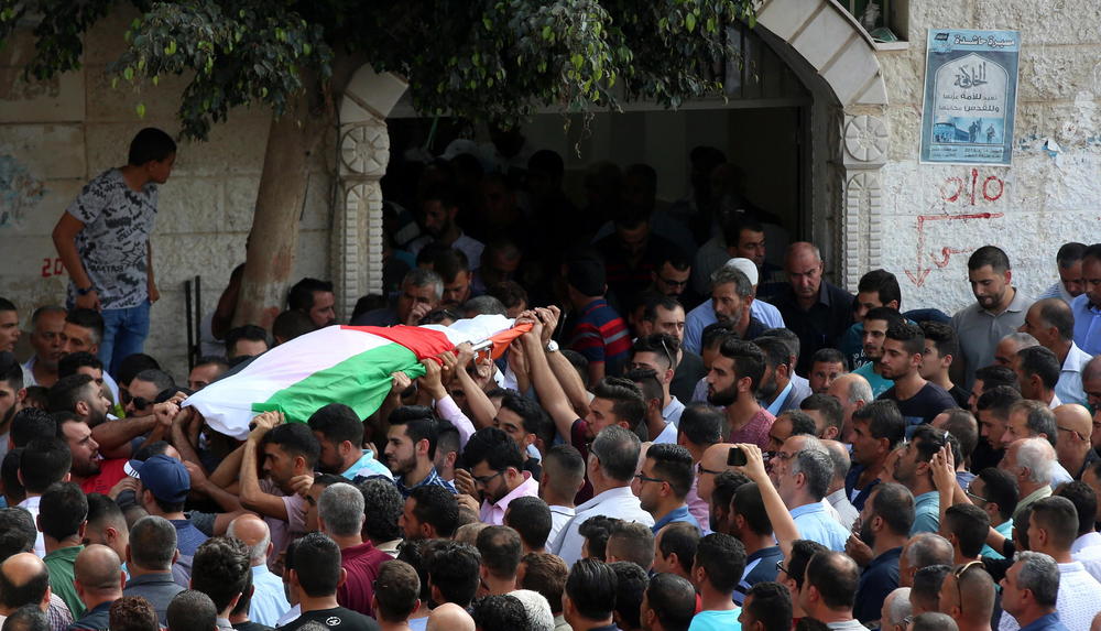 palestinska sahrana, Zapadna obala, Aiša al-Ravbi