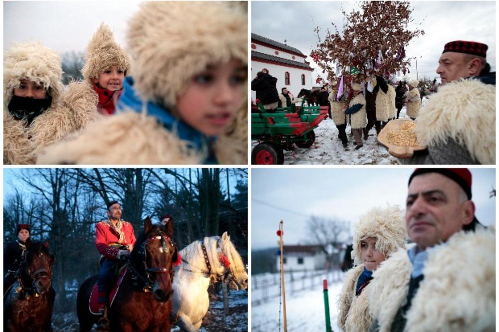 ŠUBARE, KONJI I HARMONIKA, PA U ŠUMU PO BADNJAK: Ovako Srbi kod Banjaluke proslavljaju Božić (FOTO)