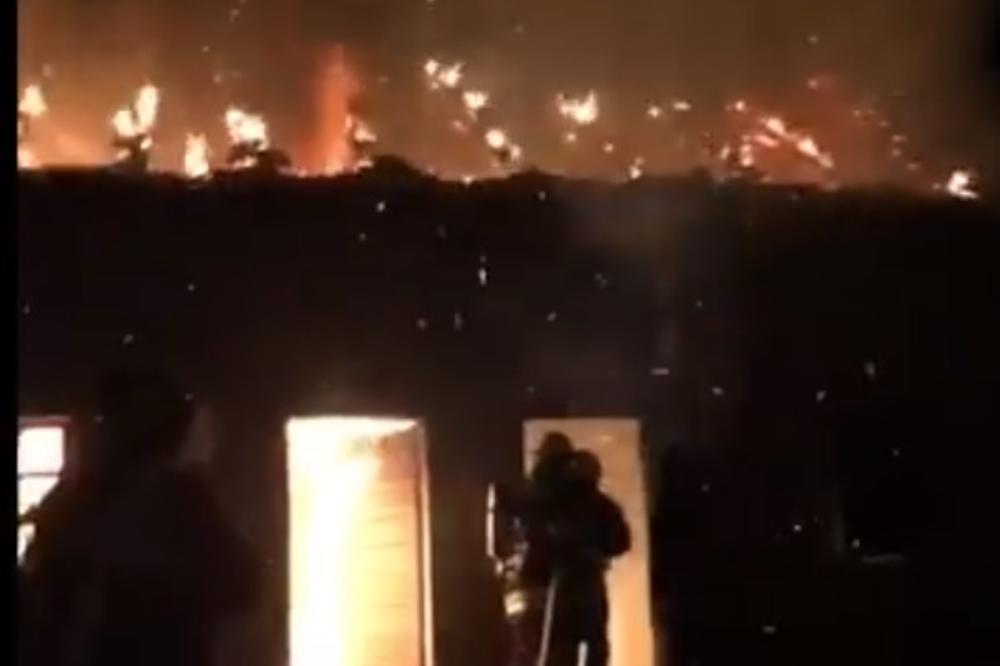 ZBOG LEDENE HLADNOĆE IZGORELA KUĆA KOD IMOTSKOG: Vatrogasci stigli na vreme, ali na minus osam bili gotovo nemoćni (VIDEO)