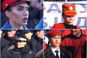 ONE SU ULEPŠALE SVEČANI DEFILE U BANJALUCI: Kada su ove lepotice zapevale PUKNI ZORO, svima je zastao dah! (VIDEO)