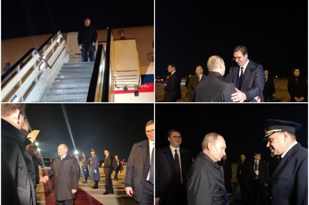 PUTIN SE POKLONIO SRBIJI I OTIŠAO U MOSKVU: Pogledajte ekskluzivne fotografije sa beogradskog aerodroma! Predsednik Rusije: Hvala vam na prijateljstvu!