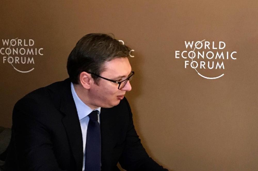 VUČIĆ OD DANAS U DAVOSU: Predsednik Srbije na Svetskom ekonomskom forumu