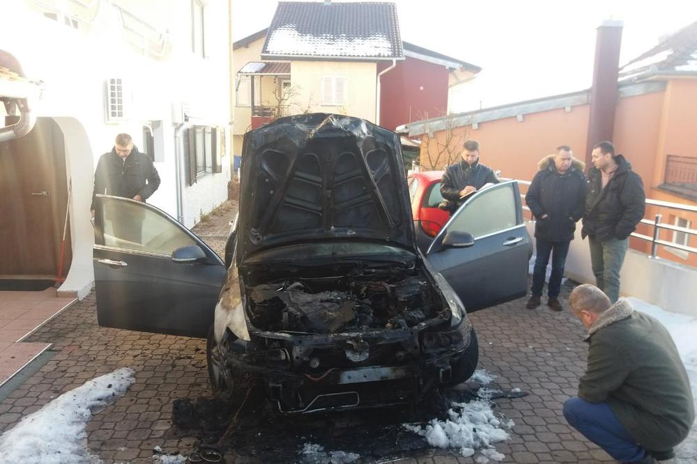 STRAVIČAN INCIDENT U VRNJAČKOJ BANJI! NAPAD NA  POSLANIKA JS! Vojislavu Vujiću usred noći zapaljen automobil! (FOTO)