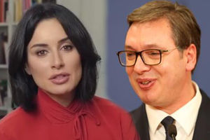 OVO NIJE OČEKIVAO! RUSKA NOVINARKA ĆASKALA SA VUČIĆEM, PA MU UDELILA KOMPLIMENT: Evo šta joj je kroz osmeh odgovorio predsednik Srbije (VIDEO)