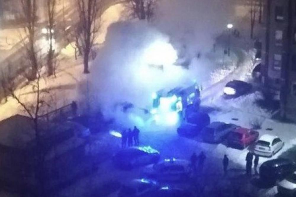 ŠTETA TOTALNA: Izgoreo automobil u Sarajevu!