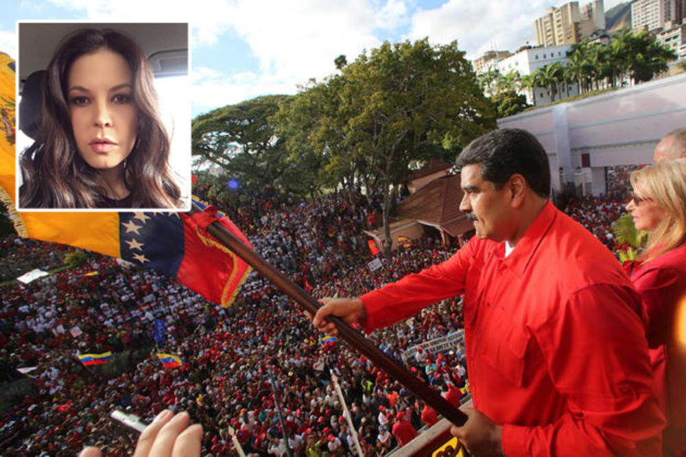 KASANDRA PROTIV MADURA: Popularna glumica podržala samoproglašenog predsednika Venecuele, evo šta je poručila! (FOTO)