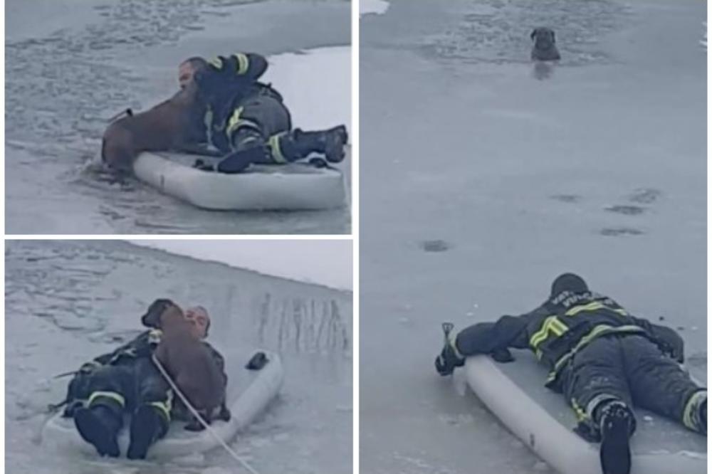 POSTAO JE HEROJ PREKO NOĆI: Pogledajte kako je Denis iz zaleđene reke izvukao kerušu Leu, a onda mu je sin rekao nešto što će pamtiti do kraja života! (VIDEO)