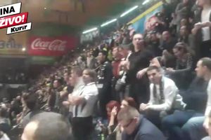 GROBARI ZAPALILI PIONIR: Fantastična atmosfera pred košarkaški duel Partizana i Ritasa (KURIR TV)