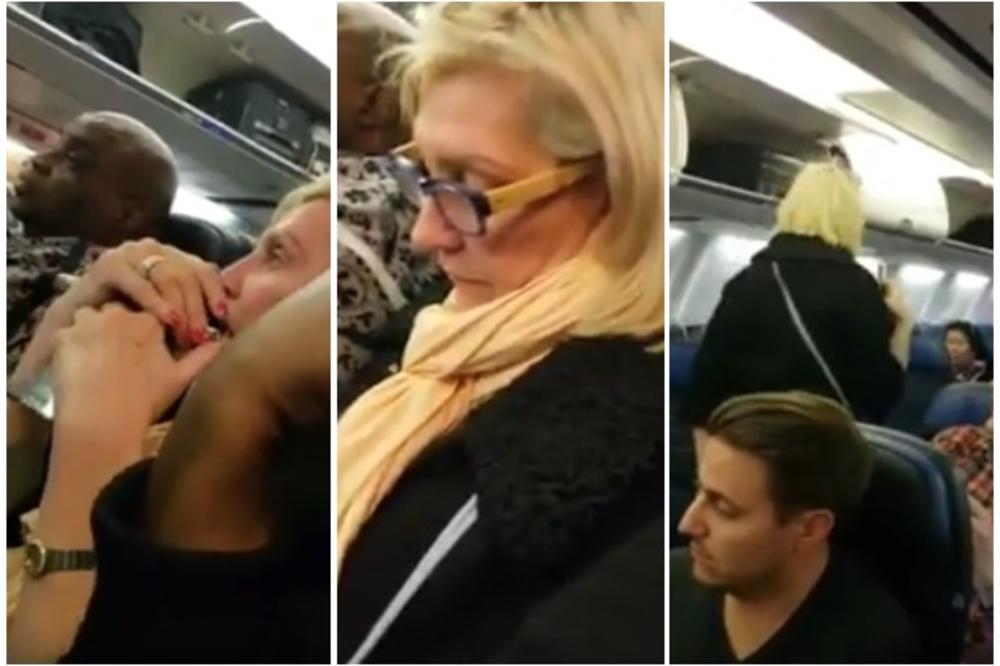 NEĆU DA SEDIM PORED OVIH SVINJA: Putnica divljala u avionu, izvređala druge ljude, pa IZBAČENA S LETA (VIDEO)