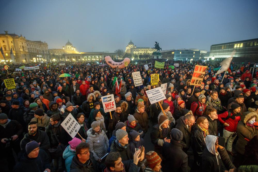 NEMA LAŽI, NEMA PREVARE: Austrijanci sada broje demonstrante na naučnoj bazi! Sistem isproban na protestima protiv desničara