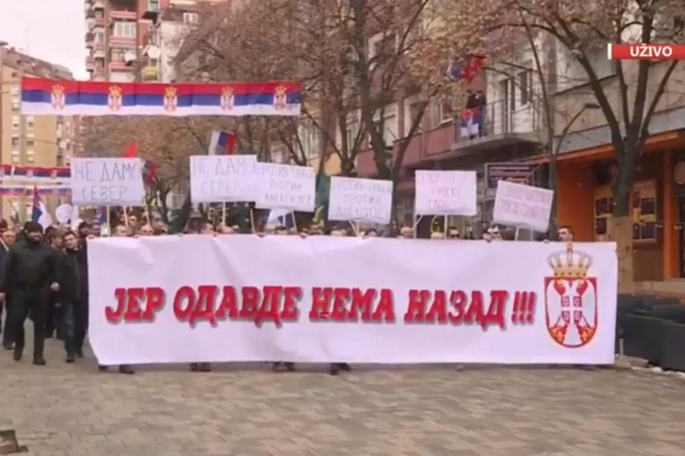 PROTEST SRBA ISPRED EULEKSA: Nećemo dozvoliti  aneksiju Severe Kosovske Mitrovice! Borićemo se svim legitimnim sredstvima! (VIDEO)