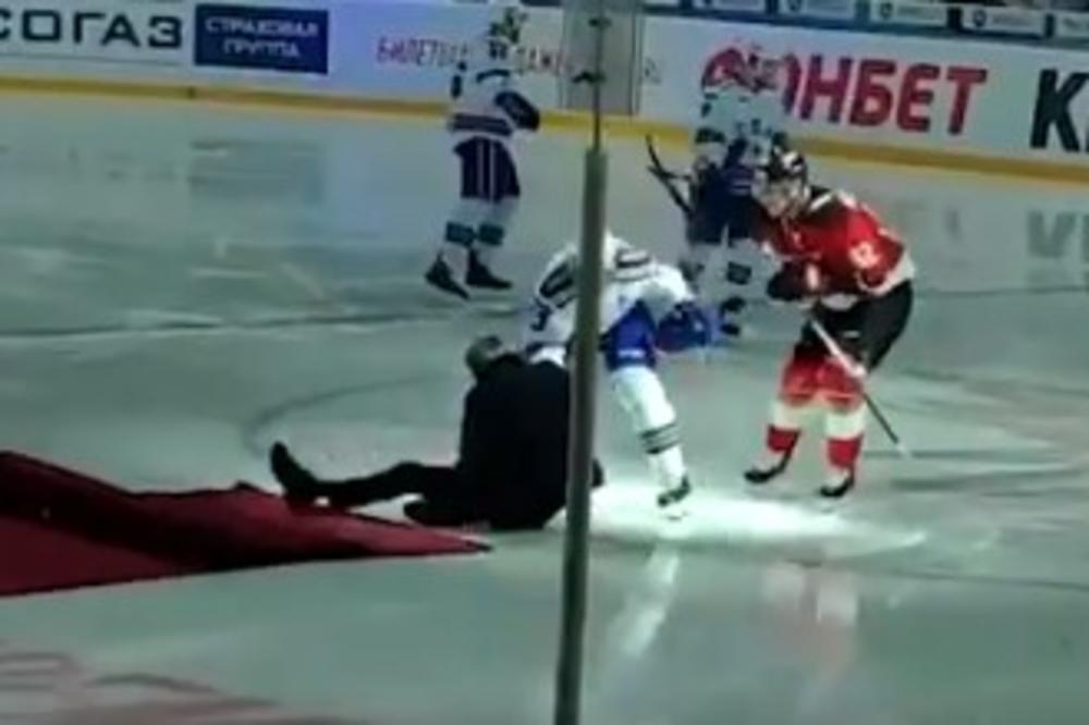 OVO JE NAJVEĆI OD SVIH MURINJOVIH BLAMOVA: Portugalac se bacio na hokej, pa se prosuo na led! Smeje mu se ceo svet (VIDEO)