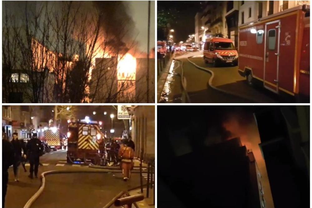 HOROR U PARIZU! POŽAR GUTA ZGRADU U LUKSUZNOJ ČETVRTI: 10 poginulo, 30 povređeno! Ljudi bežali na krov da spasu živu glavu! KRIMINAL UZROK VATRE! (FOTO, VIDEO)