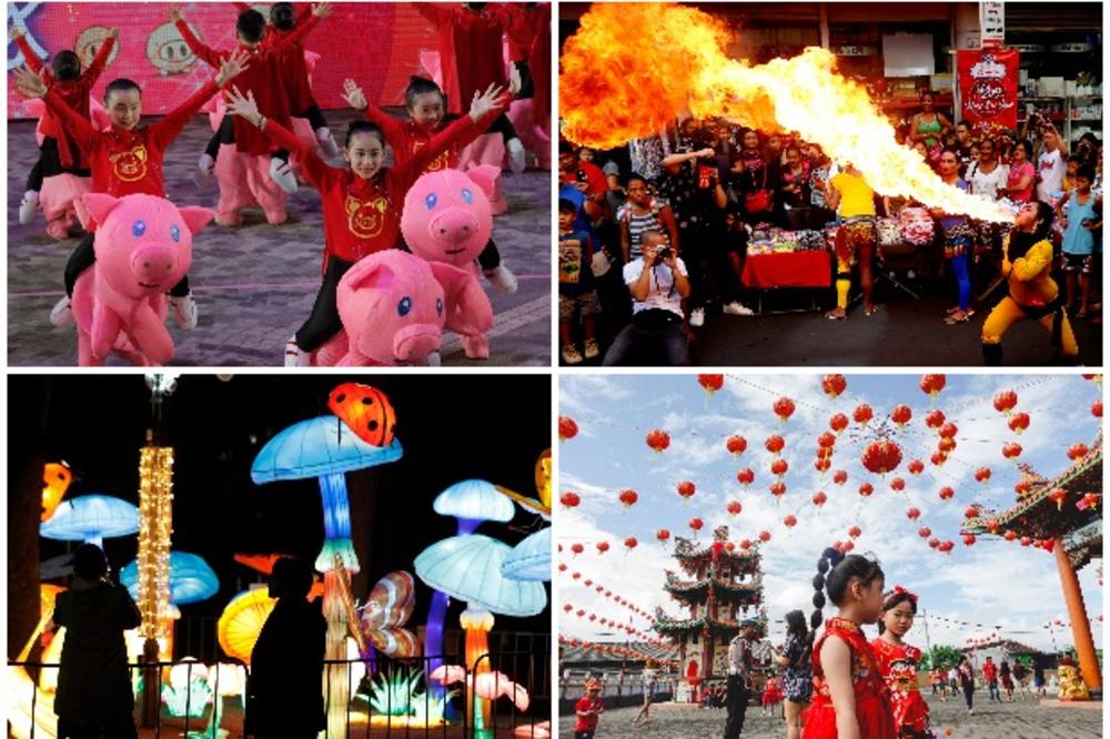 CRVENO NA RADOST: Stigla godina svinje! Cela Azija slavi Kinesku novu godinu! (VIDEO)