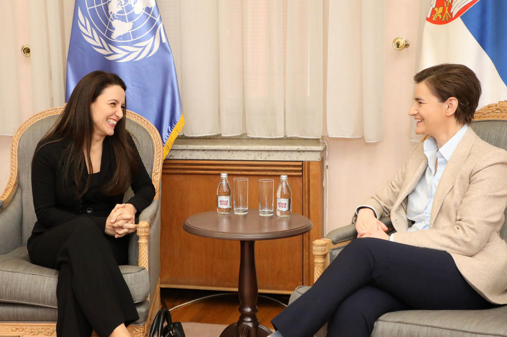 RAZGOVARALE O PROŠIRENJU SARADNJE: Premijerka Brnabić sastala se sa direktorkom UNICEF u Srbiji