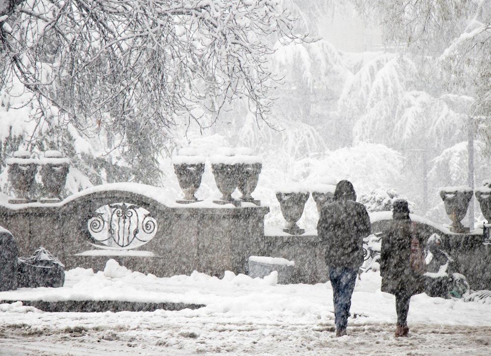 Beograd, šetnja, sneg