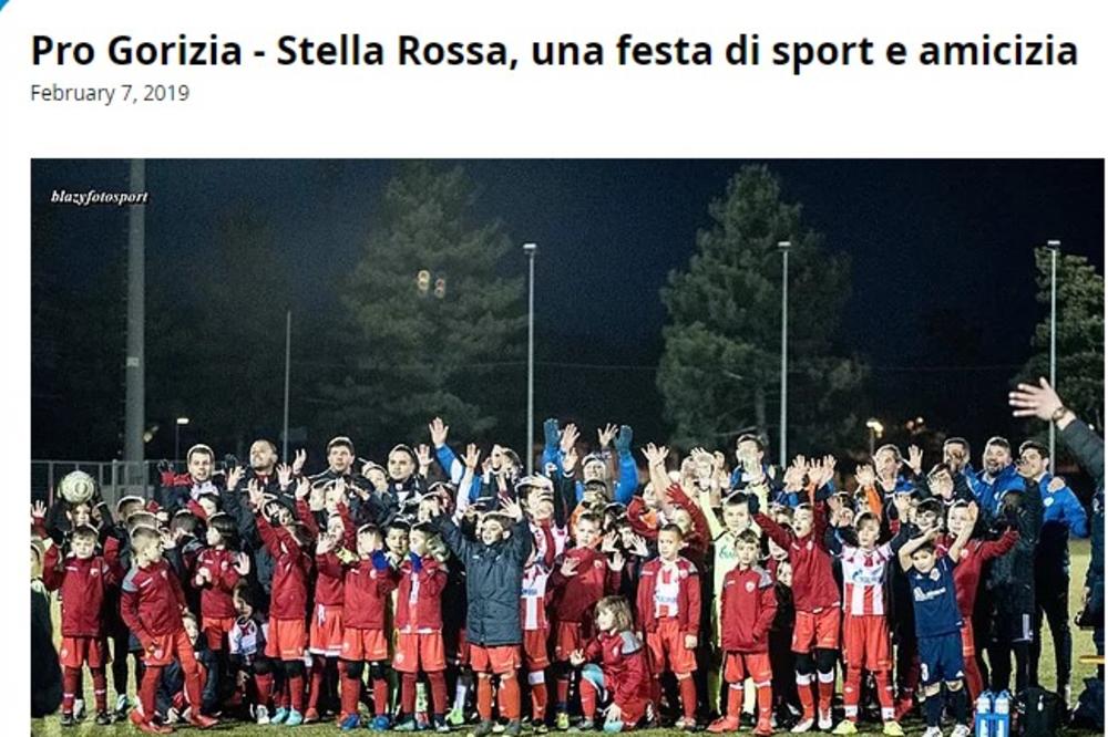 ZVEZDINI KLINCI ODUŠEVILI ITALIJANSKE MEDIJE! Najmlađi fudbaleri Zvezde odmerili snage sa vršnjacima iz Italije