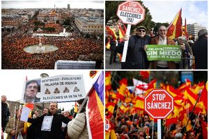 PAKAO U MADRIDU: Podnesi ostavku, urlaju hiljade ljudi premijeru Pedru Sančezu! (VIDEO)