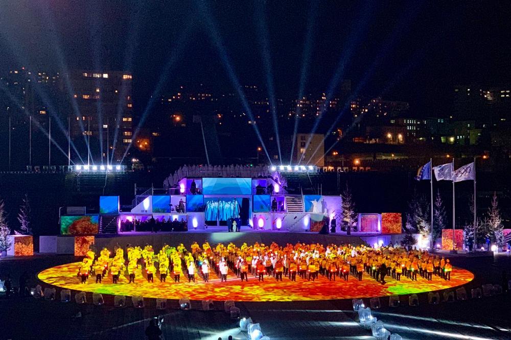 VELIČANSTVENA NOĆ U SARAJEVU: Svečanom ceremonijom označen početak 19. Evropskog olimpijskog festivala mladih