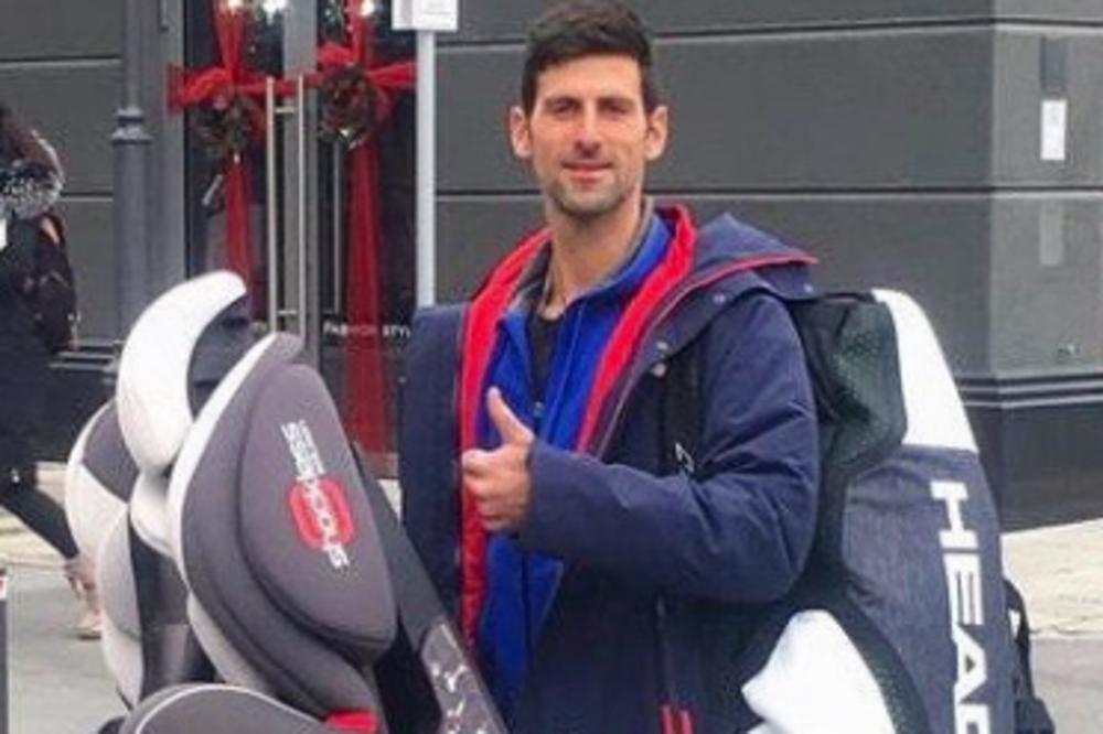 NOLE STIGAO U BEOGRAD! Život tate tenisera! Evo šta je Novak prvo uradio po dolasku u prestonicu (FOTO)