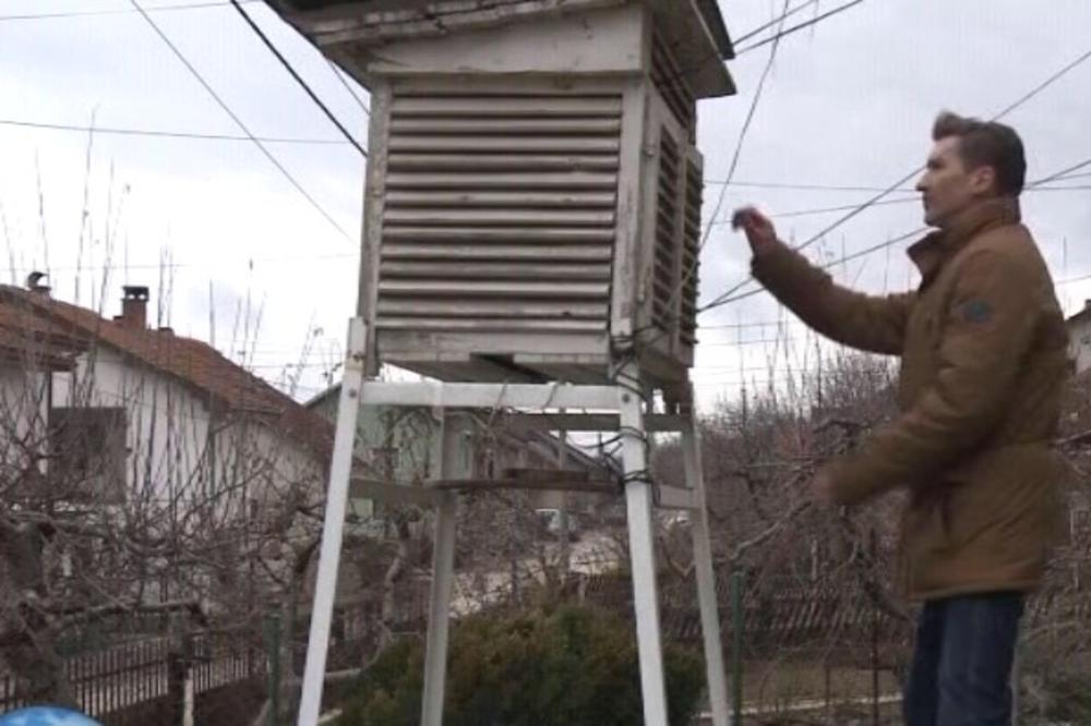 DEJAN IZ KNJAŽEVCA NEMA REUMU, ALI ODLIČNO PREDVIĐA KAKVO ĆE NAM BITI VREME: Sam pravi svoju prognozu, meteo-stanicu ima u dvorištu!