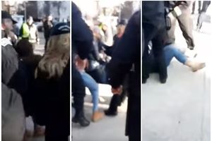 OMBUDSMAN POKREĆE HITNI POSTUPAK POŠTO JE TRUDNICA IZGUBILA BEBU: Istraga zakonitosti intervencije policije na protestima u Baru (VIDEO)