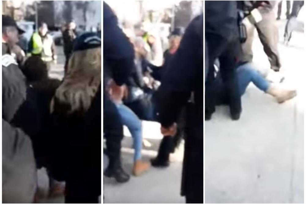 OMBUDSMAN POKREĆE HITNI POSTUPAK POŠTO JE TRUDNICA IZGUBILA BEBU: Istraga zakonitosti intervencije policije na protestima u Baru (VIDEO)