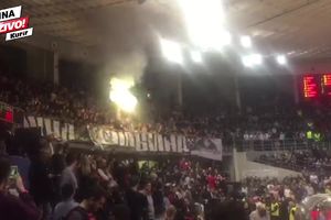 SUROVA AKCIJA GROBARA: Navijači Partizana zaplenili i zapalili obeležja Delija (KURIR TV)