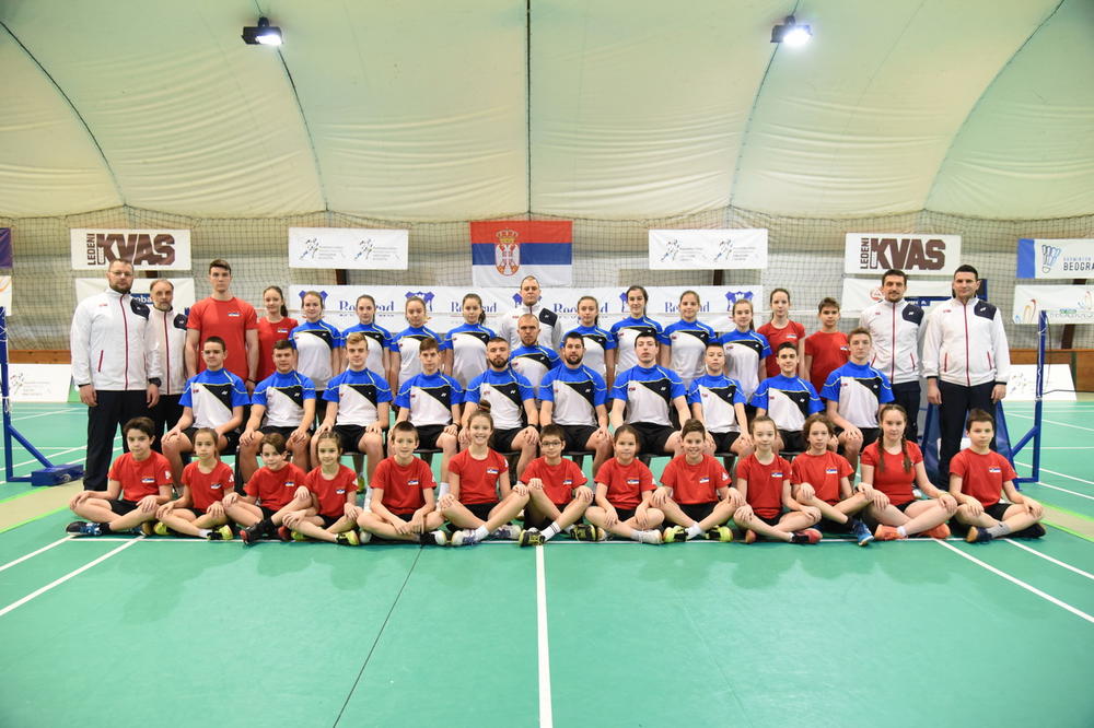 TRADICIONALNO OKUPLJANJE: Badminton reprezentacija Srbije odradila trening