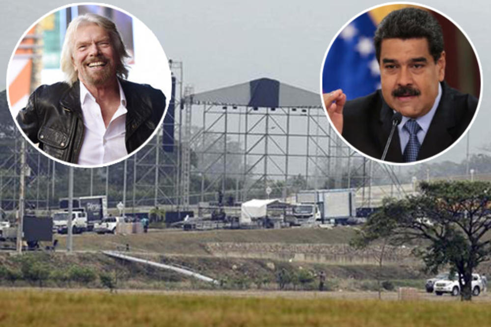 RAT MUZIKOM NA GRANICI VENECUELE I KOLUMBIJE: Milijarder koncertom pritiska Madura, on odgovara festivalom Dalje ruke od Venecuele!