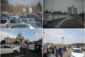 PROTEST CARGO U SLIKAMA: Startovali iz Novog Beograda, završili u Nemanjinoj (FOTO)