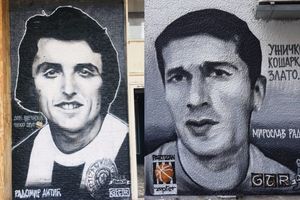CRNO-BELE LEGENDE OSLIKANE U UŽICU: Radomir Antić i Miroslav Radošević dobili murale