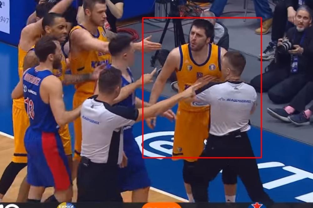 NEMA ZEZANJA SA SRBINOM! Marković poludeo posle provokacije italijanskog košarkaša! Jedva ga zadržali DA NE UDARI rivala! (VIDEO)