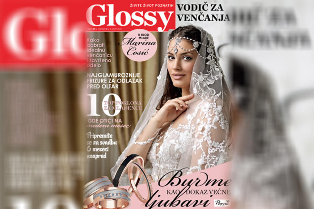 DANAS NE PROPUSTITE NOVI MAGAZIN GLOSSY: Dnevne novine Kurir poklanjaju Vodič za venčanja