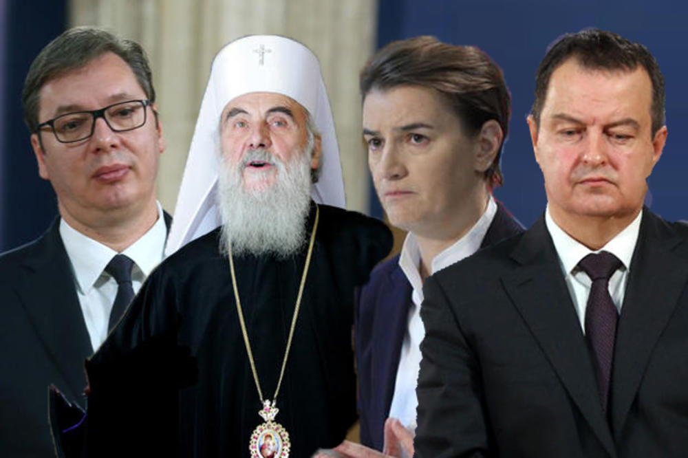 VAŽAN SASTANAK U PATRIJARŠIJI: Vučić, Brnabić i Dačić sutra sa patrijarhom Irinejom o Kosovu i Metohiji