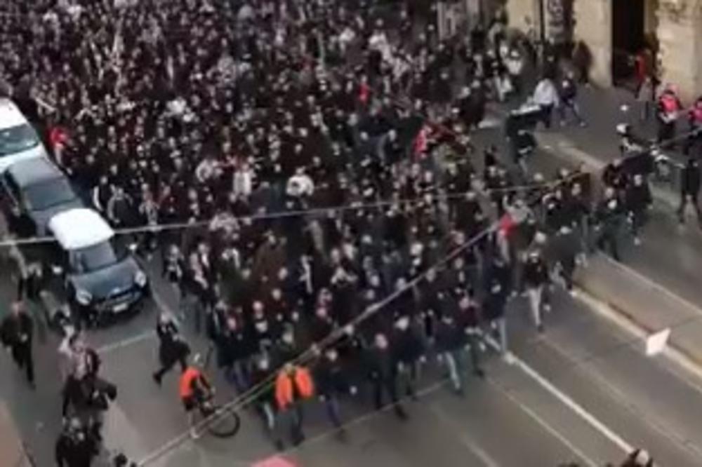 NEMAČKA INVAZIJA NA ITALIJU: Zvuči NEMOGUĆE, ali je istina! Oko 20.000 navijača došlo da bodri Jovića, Kostića i Gaćinovića! Pogledajte OPSADU Milana (VIDEO)