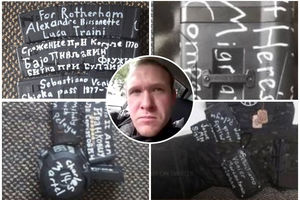 ROĐEN U AUSTRALIJI, A POBIO 49 LJUDI NA NOVOM ZELANDU: Na oružju mu natpisi na nemačkom, bugarskom, ruskom i srpskom, a nosio je i nacističke simbole! Pogledajte šta piše (FOTO)