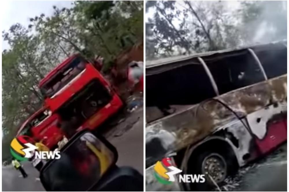 HOROR U GANI: 50 mrtvih u sudaru dva autobusa, PREŽIVELI JOŠ ZAROBLJENI (VIDEO, FOTO)