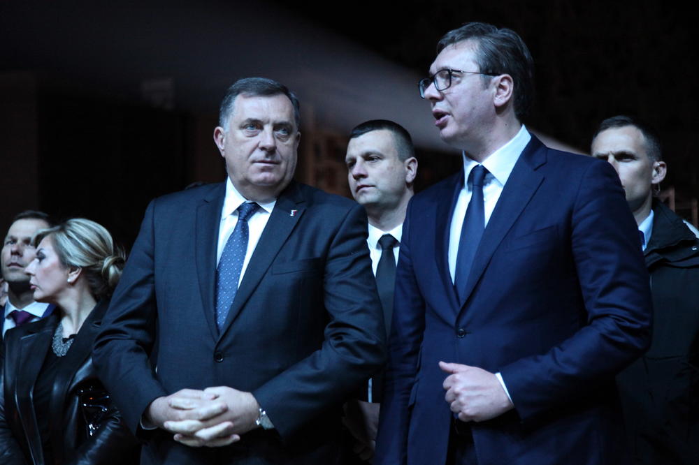 DODIK SA VUČIĆEM U MOSTARU: Poseta Sabornoj crkvi i dogovor o obnovi ove SRPSKE SVETINJE